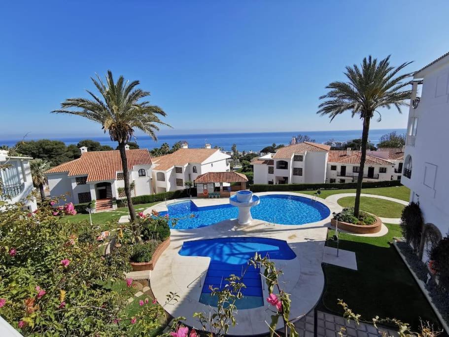 2Br+1Bthr Precioso Apartamento Con Vistas Al Mar Mijas Buitenkant foto
